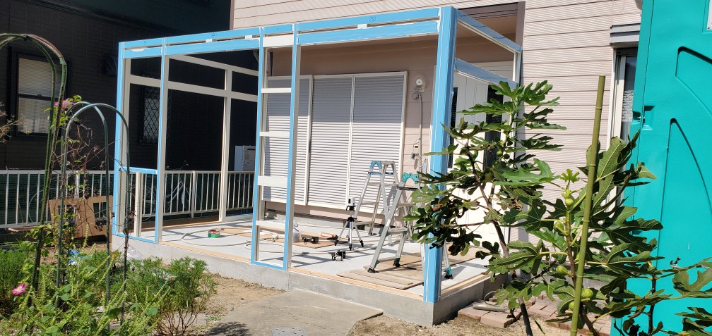 施工の流れ外観1