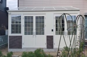 角型サンルーム 正面 アイキャッチ用