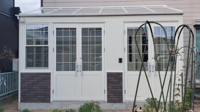 角型サンルーム　正面　アイキャッチ用