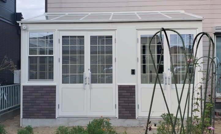 角型サンルーム　正面　アイキャッチ用